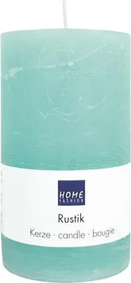 Produktbild von Kerze Stumpen Rustik mint Ø 7cm, Höhe 12cm