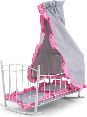 Immagine prodotto di Lettino per bambole Lily con baldacchino Prestige rosa rosa