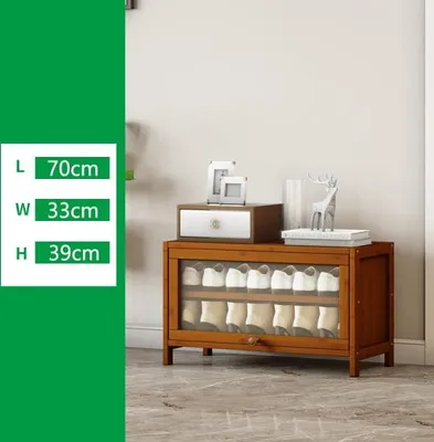 Produktbild von 360Home Bambus Schuh Regal Schuhregal shoerack
