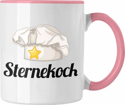 Produktbild von Trendation - Sternekoch Tasse Geschenk für besten Koch der Welt (Rosa)