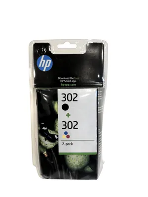 Immagine prodotto di HP Confezione da 2 cartucce d'inchiostro nero/tricromia originali 302