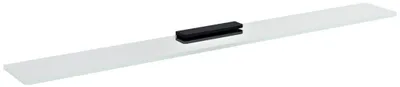 Produktbild von Sapho Glasablage 800mm, Schwarz/Klarglas