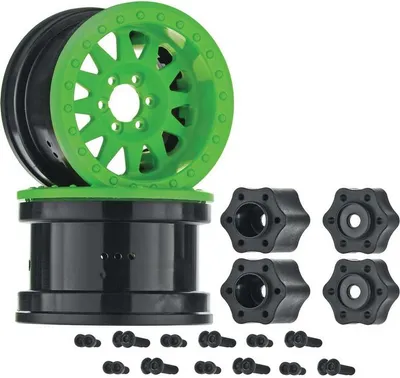 Produktbild von Axial AX31363 2.2 Method Beadlock Wheel IFD Green (2)