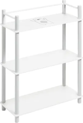 Produktbild von Kinderregal Spielzeugregal Bär Aufbewahrung Spielzeug 3 Böden 60x26,8x79cm Kinder Regal