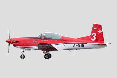 1/72 Pilatus PC-7 Team Die-Cast Modellflugzeug, Metall