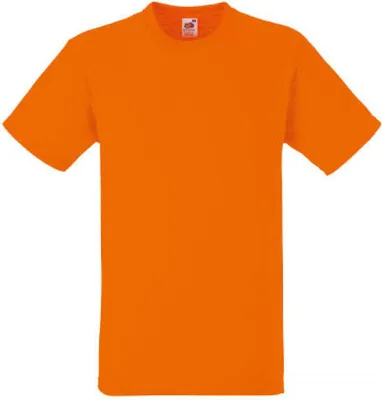 Immagine prodotto di Fruit of the Loom 61-212-0 | Maglietta da uomo in cotone pesante - Colore: Arancione - Taglia: L