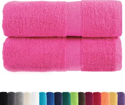 Immagine prodotto di vidaXL Asciugamani Premium SOLUND 2 pezzi Rosa 30x30 cm 600 g/m²