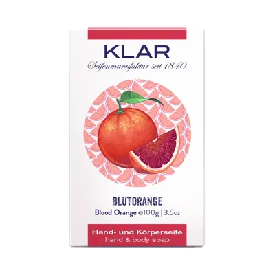 Produktbild von Klar Seifen Blutorangenseife 100g, Cosmos  (palmölfrei)
