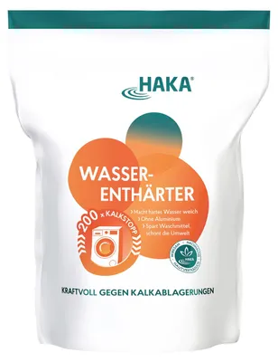 Produktbild von HAKA Wasserenthärter 2kg gegen Kalk in der Waschmaschine