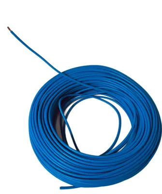 Produktbild von 1m Batteriekabel Stromkabel 4 mm² H07V-K Aderleitung Kabel PVC blau