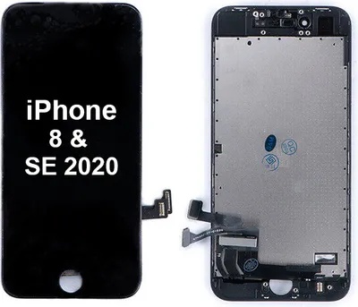 Produktbild von iPhone 8 SE 2020 Display Bildschirm Lcd Touch Screen Glas Retina Front Einheit Schwarz