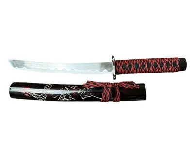 Image de Coupe-papier japonais de style asiatique avec étui en bois et support - accessoire décoratif de collection et de bureau HKS001RS