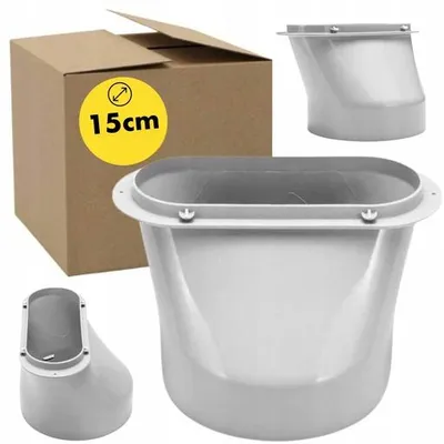 Zdjęcie produktu dla Mission Air Adapter do rury klimatyzatora przenośnego - średnica 15cm, długi