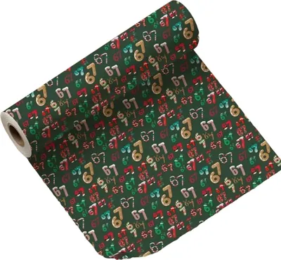 Produktbild von 67 Stück Geschenkpapier, Weihnachtspapier für Kinder, Geschenkpapierrolle für Geburtstags- und Weihnachtsgeschenke