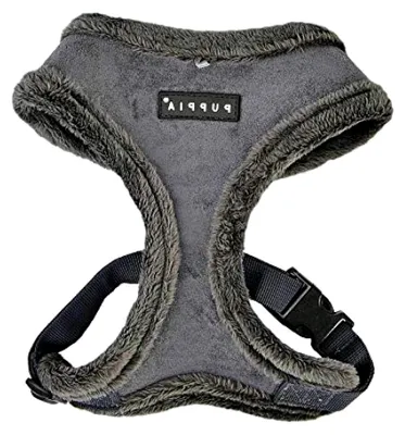 Produktbild von Hundegeschirr für kleine und mittelgroße Hunde - Terry Harness A - verstellbar und komfortabel Grau M