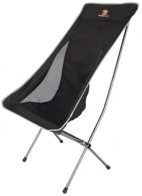 Zdjęcie produktu dla krzesło kempingowe york 53 x 36 x 100 cm aluminium czarne