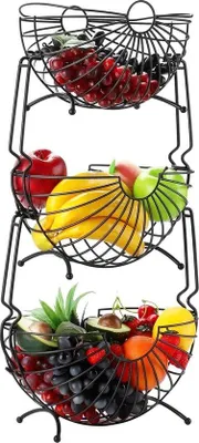 Produktbild von Famanu Obstschale aus Metall - Elegante Fruchtschale