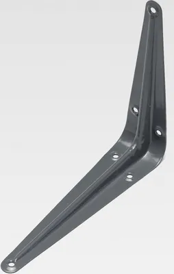 Produktbild von Regalhalterungen, Grau, 8 Stück Regalwinkel im Londoner Stil, 250 x 200 mm