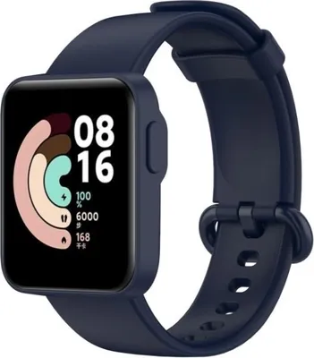Produktbild von Strap-it Xiaomi Mi Watch Lite Silikonarmband (Dunkelblau)