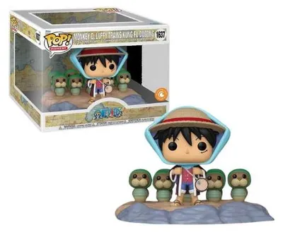 Produktbild von Funko Pop! Animation: One Piece – Monkey D. Luffy trainiert Kung Fu Dugong #1637 – Exklusiv bei Crunchyroll