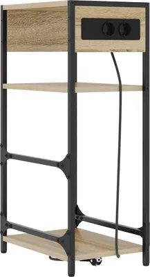Immagine prodotto di vidaXL Comodino in rovere Sonoma 40 x 27 x 76 cm in materiale derivato dal legno