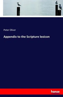Produktbild von Appendix to the Scripture lexicon