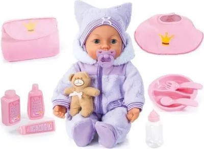 Produktbild von Lalka Piccolina Magic Eyes 46cm fioletowa