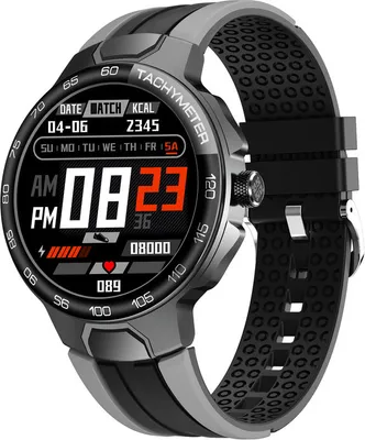 Produktbild von E15 Smart Watch Outdoor Sports Mechanische Uhr Wasserdichter Pulsmesser Schlafüberwachung Tracker Silbergrau