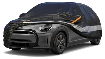 Produktbild von Autoabdeckung 10 Schichten Wasserdicht Atmungsaktiv für Mini Electric (2019-2023) Schwarz
