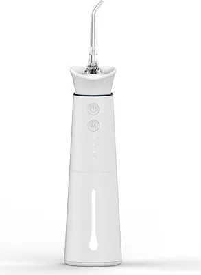 Produktbild von Leistungsstarker Munddusche, elektrischer Zahnreiniger, 4 Modi und 2 Düsen, kabellose Munddusche, IPX8 wasserdicht