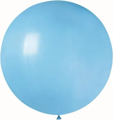 Zdjęcie produktu dla Balon G220 Kula pastelowa 0,75 m - Niebieski 09