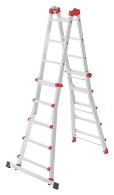 Zdjęcie produktu dla Hailo M80, aluminiowa drabina wielofunkcyjna, 4x5 szczebli