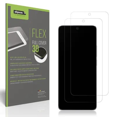 Produktbild von 2x Full Cover Schutzfolie matt für Xiaomi Redmi Note 13 Pro Plus Panzerfolie Anti-Shock