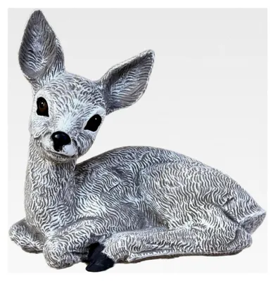 Produktbild von Naturgetreue Steinfigur REH, frostfest, Steinguss