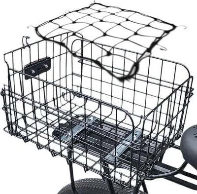 Produktbild von Famanu Fahrradkorb für Hunde - Praktische Transportlösung für den Gepäckträger