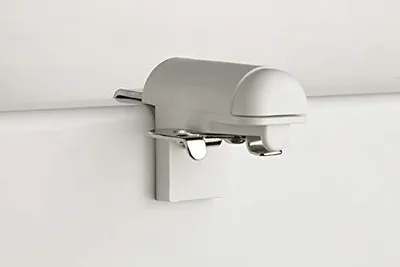 Produktbild von Deco4Me Klemmträger für Alu-Jalousie & Raffrollo - 2 Stück, Klemmhalter für Montage ohne Bohren