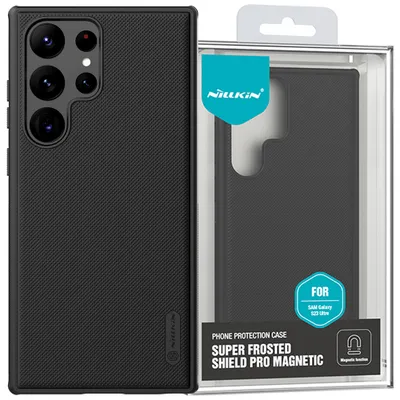 Obrázek produktu pro Magnetické pouzdro Nillkin Super Frosted Shield Pro pro Samsung Galaxy S23 Ultra MagSafe kompatibilní černé