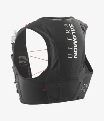 Imagen del producto de Mochila de running SALOMON S/LAB ULTRE 10 SET, color negro, talla S