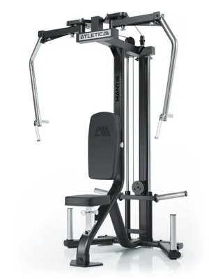 Produktbild von ATLETICA MANTIS Butterfly & Reverse Combo | Plate Loaded | 2-in-1-Gerät für Brust, Schultern und Rücken | verschiedene Griffpositionen | optimale Verstellbarkeit