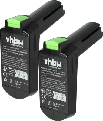 Produktbild von vhbw 2x Akku kompatibel mit Festool CXS 1.5 Li Set, CXS 1.5 Li Plus, CXS 1.3 Li Set, CXS 1.3 Li Plus, CXS Werkzeug (2000 mAh, Li-Ion, 10,8 V)