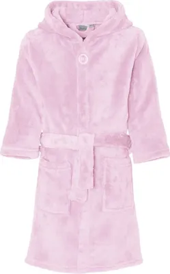 Produktbild von Playshoes - Fleece-Bademantel mit Kapuze - Hellrosa, 146/152
