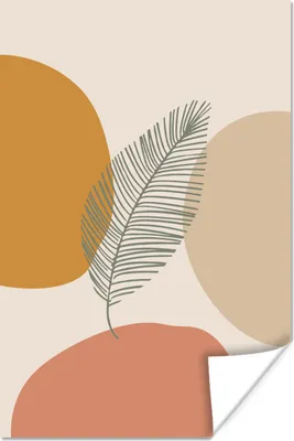 Produktbild von MuchoWow® Poster Feder - Pastell - Sommer 80x120 cm - Papierdruck