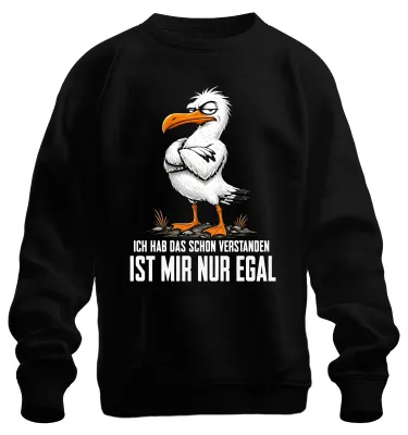 Produktbild von Ich hab das schon verstanden ist mir nur Statement Sarkasmus Sweatshirt Pullover, Schwarz, 3XL