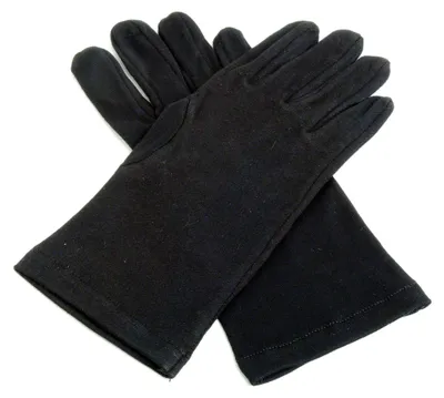 Produktbild von Schwarze Baumwollhandschuhe für Ritter