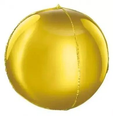 Zdjęcie produktu dla Balon foliowy B&C Kula złota 40cm - Godan