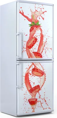 Produktbild von Kühlschrankdekoration 70x180 cm Aufkleber auf dem Kühlschrank - Splash Früchte Spritz