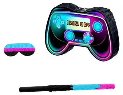 Produktbild von Piñata im Gaming-Controller-Design für Partys