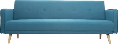 Produktbild von Miliboo - Sofa verstellbar 3 Plätze skandinavisches Design Blaugrün ULLA