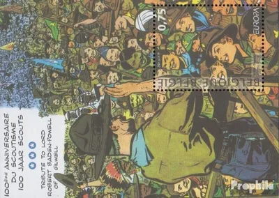 Produktbild von Briefmarken Belgien 2007 Mi Block120 (kompl.Ausg.) postfrisch Pfadfinder