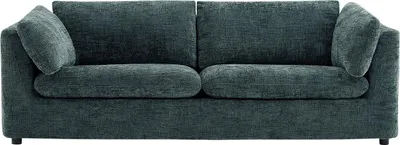 Produktbild von Grünes 3-Sitzer-Sofa aus strukturiertem Stoff NURABI